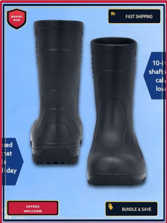 Non-Slip Soft Toe Work Boots EH-Rated ASTM Certified Water Resistant Unisex main image 6